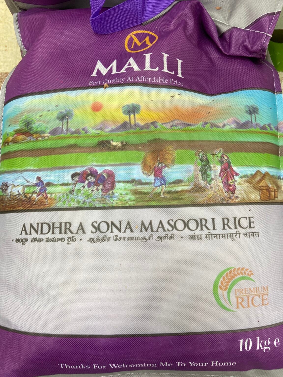 Sona Masoori Rice | Buy Malli Andhra Sona Masoori Rice In UK